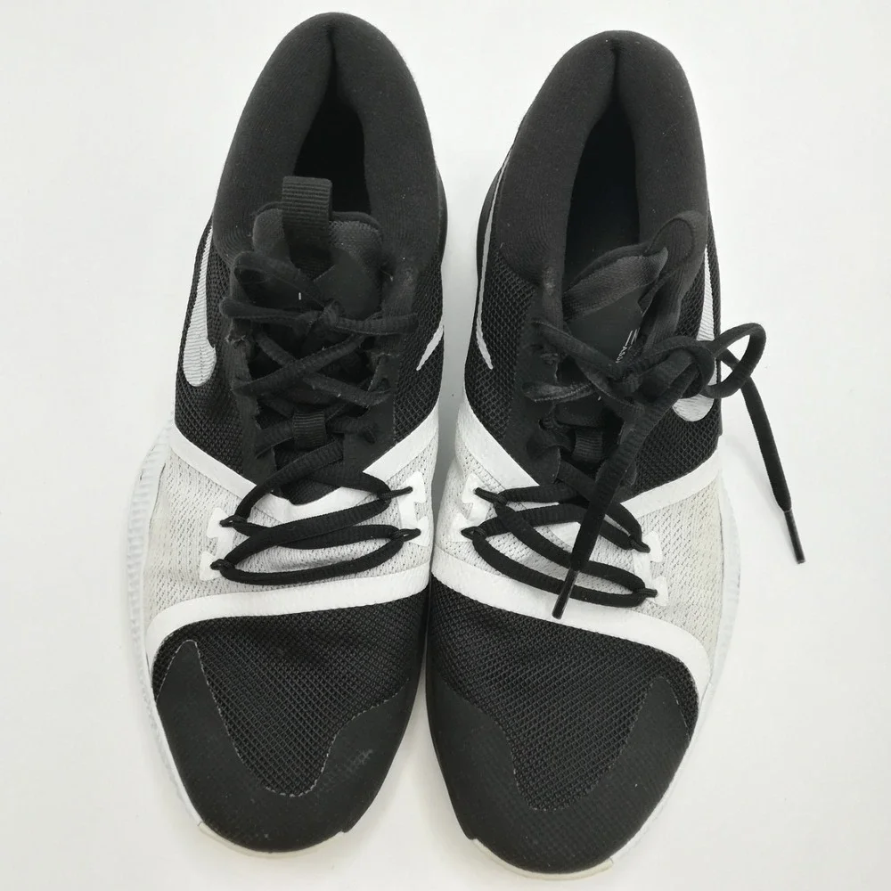 Nike Shoes Boys Sneaker Zoom‎ Assersion Basketball Black White Youth 6.5Y